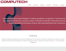 Tablet Screenshot of computech.hr